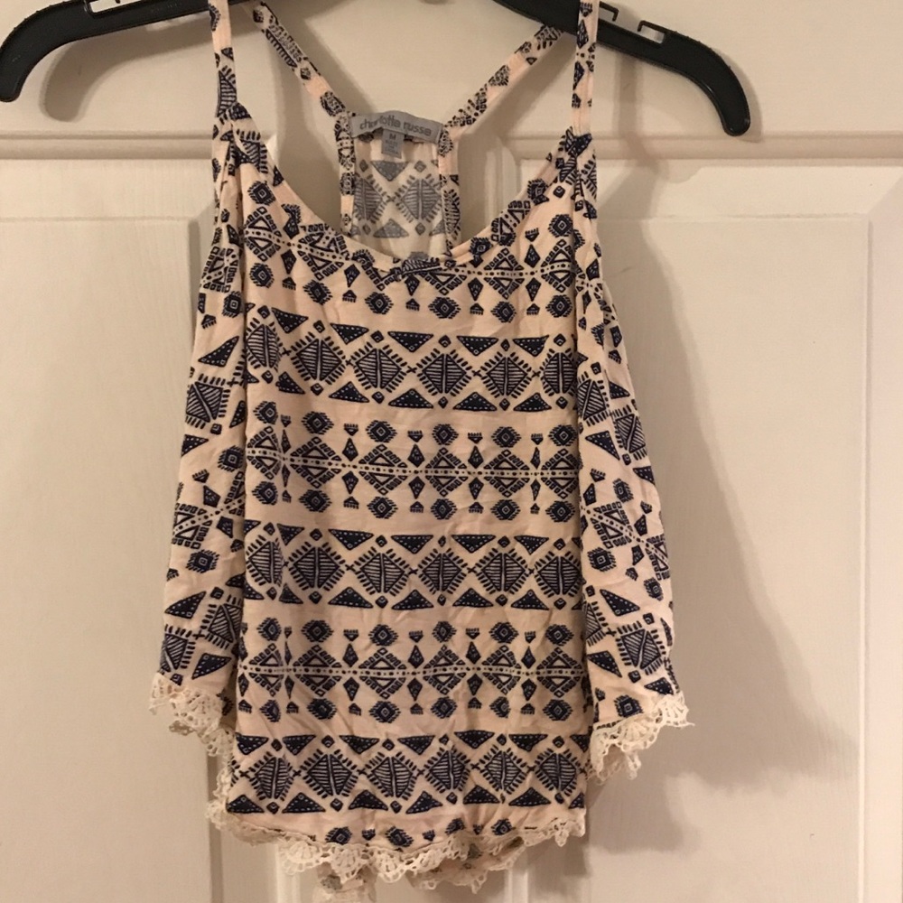 Charlotte Ruse Crop Top Size M